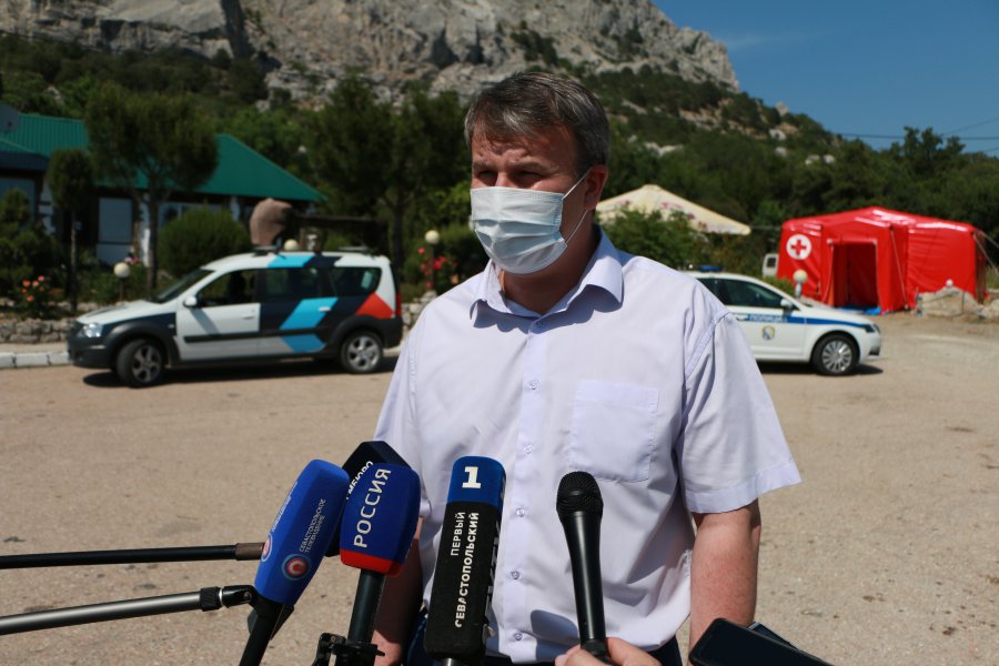 На въездах в Севастополь установлены новые медицинские модули для тестирования на COVID-19