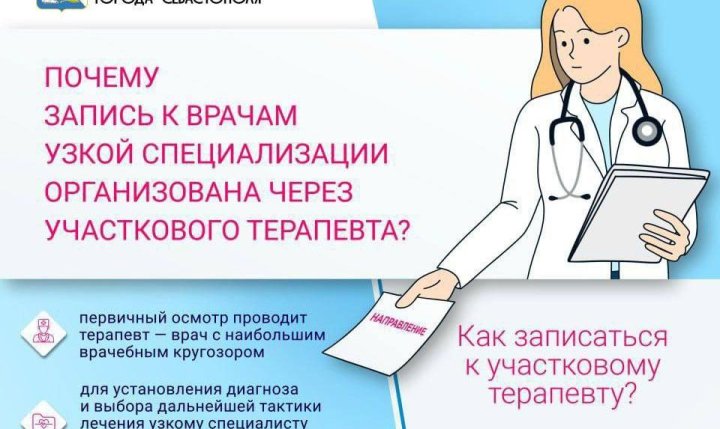 Почему запись к врачам узкой специализации организована через участкового терапевта 
