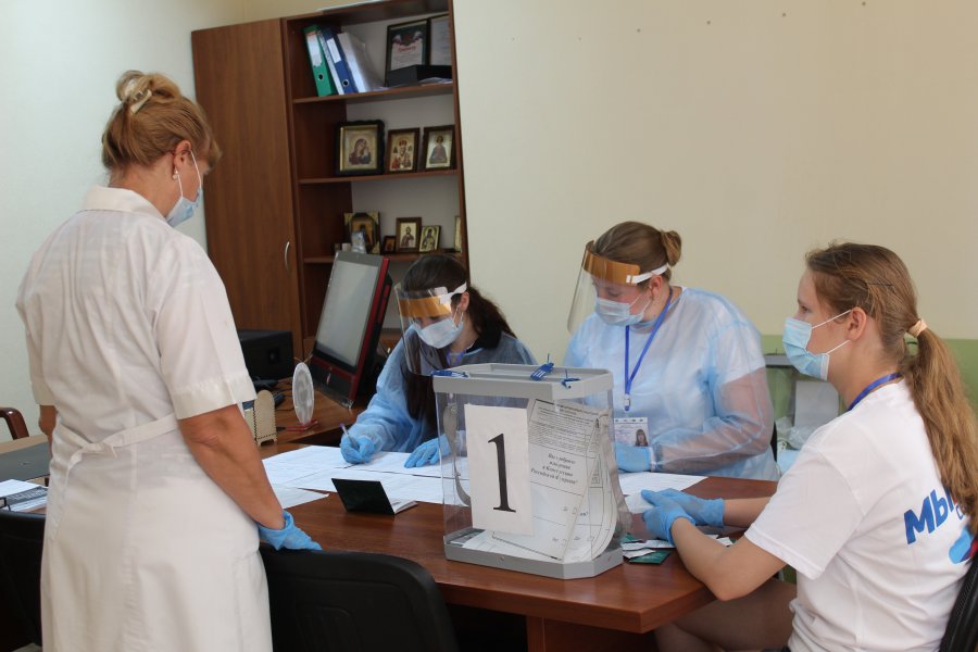 Коллектив Городской больницы № 4 проголосовал за поправки в Конституцию