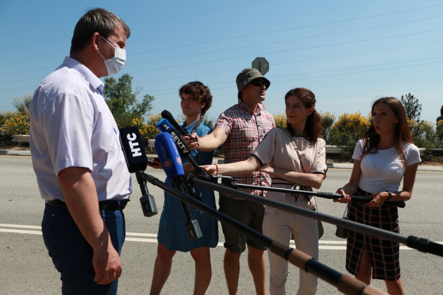 На въездах в Севастополь установлены новые медицинские модули для тестирования на COVID-19