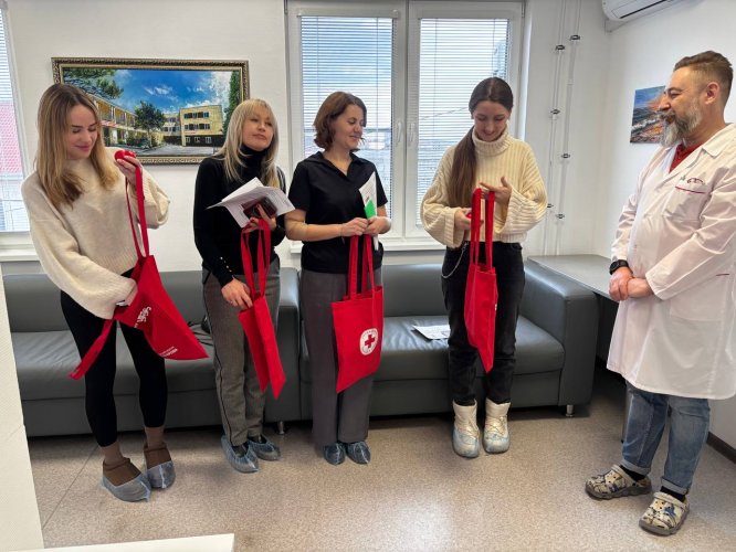В Центре крови прошла праздничная акция в честь Татьяниного дня