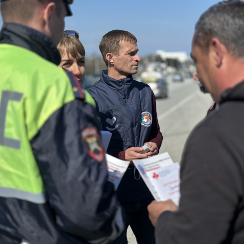 В Севастополе прошла первая в этом году акция «Здоровый водитель»