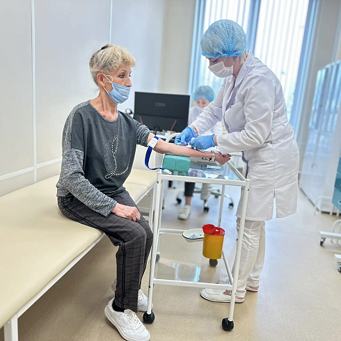 В новой поликлинике № 7 прошел первый День здоровья